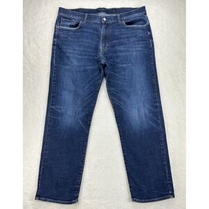 Lucky Brand‎ 223 Classic Straight Fit Men's 36x30 Blue Jeans Stretch Dark Wash
